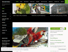 Tablet Screenshot of garudaaviary.org